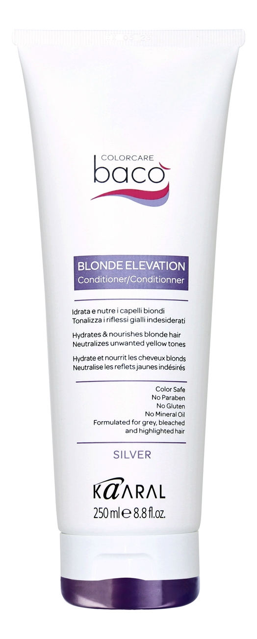 

Увлажняющий и питательный кондиционер для волос Baco Blonde Elevation Conditioner: Кондиционер 250мл, Увлажняющий и питательный кондиционер для волос Baco Blonde Elevation Conditioner