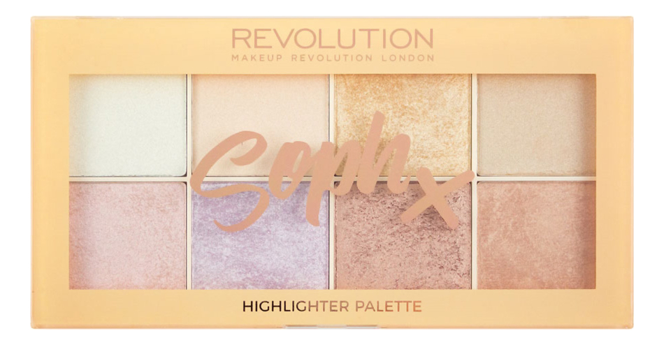 Хайлайтер для лица Highlighter Palette Soph 16г хайлайтер makeup revolution soph highlighter palette