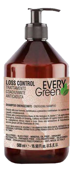 

Шампунь против выпадения волос Every Green Loss Control Energising Shampoo: Шампунь 500мл, Шампунь против выпадения волос Every Green Loss Control Energising Shampoo