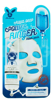 Тканевая маска для лица увлажняющая Aqua Deep Power Ringer Mask Pack
