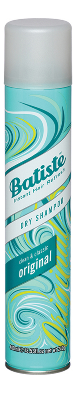 Купить Сухой классический шампунь для волос Dry Shampoo Clean & Classic Original: Шампунь 400мл, Сухой классический шампунь для волос Dry Shampoo Clean & Classic Original, Batiste