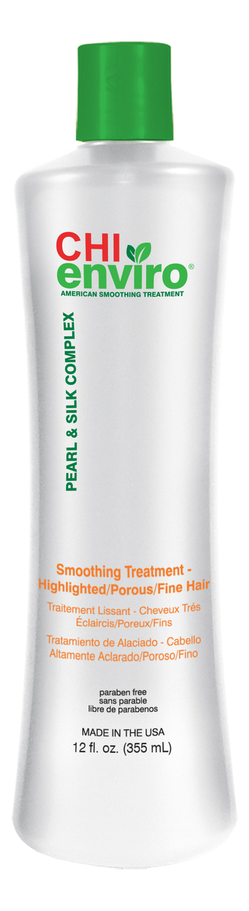 

Разглаживающее средство для мелированных волос Enviro Smoothing Treatment Fine Hair: Средство 473мл, Разглаживающее средство для мелированных волос Enviro Smoothing Treatment Fine Hair
