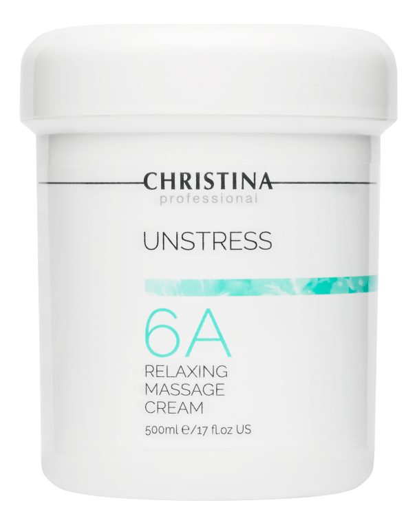 Расслабляющий массажный крем Unstress Relaxing Massage Cream 6a 500мл