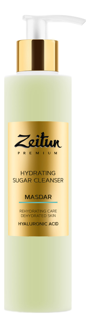 

Гель для умывания с гиалуроновой кислотой Premium Hydrating Sugar Cleanser Masdar 200мл