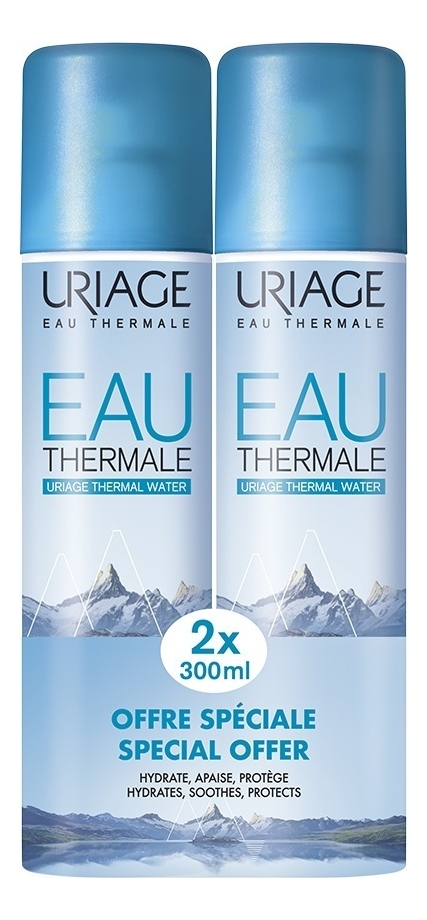 Термальная вода Eau Thermale Thermal Water: Вода 2*300мл термальная вода avene термальная вода eau thermale thermal spring water