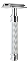 Muehle Бритва Т-образная Хром Traditional (безопасная бритва с закрытым гребнем и удлиненной ручкой Closed Comb Grande)