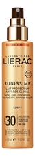 Lierac Солнцезащитное тонизирующее молочко для тела Sunissime Lait Reparateur Energisant Anti-Age Global SPF30 150мл