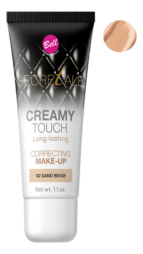 

Тональный крем для лица Secretale Creamy Touch Correcting Make-Up 30мл: No 02 Sand Beige, Тональный крем для лица Secretale Creamy Touch Correcting Make-Up 30мл