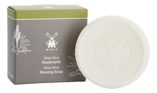 Muehle Твердое мыло для бритья Skincare Aloe Vera Shaving Soap 65г (алоэ вера)