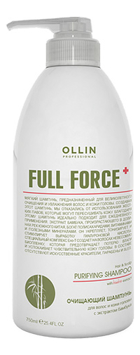 

Очищающий шампунь для волос и кожи головы с экстрактом бамбука Full Force Hair & Scalp Clarifying Shampoo With Bamboo Extract: Шампунь 750мл, Очищающий шампунь для волос и кожи головы с экстрактом бамбука Full Force Hair & Scalp Clarifying Shampoo With Ba