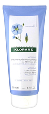 Klorane Бальзам-кондиционер для волос с волокнами льна Conditioner Volume With Flax Fiber 200мл