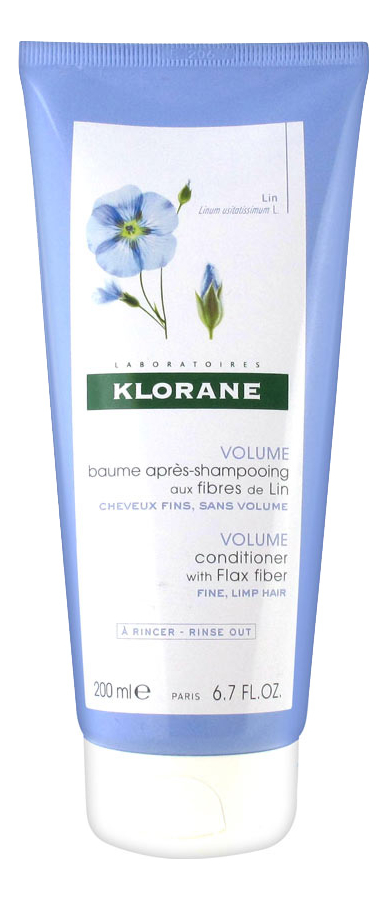 Бальзам-кондиционер для волос с волокнами льна Conditioner Volume With Flax Fiber 200мл