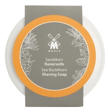 Muehle Твердое мыло для бритья в фарфоровой чаше Skincare Sea Buckthorn Shaving Soap 65г (облепиха)