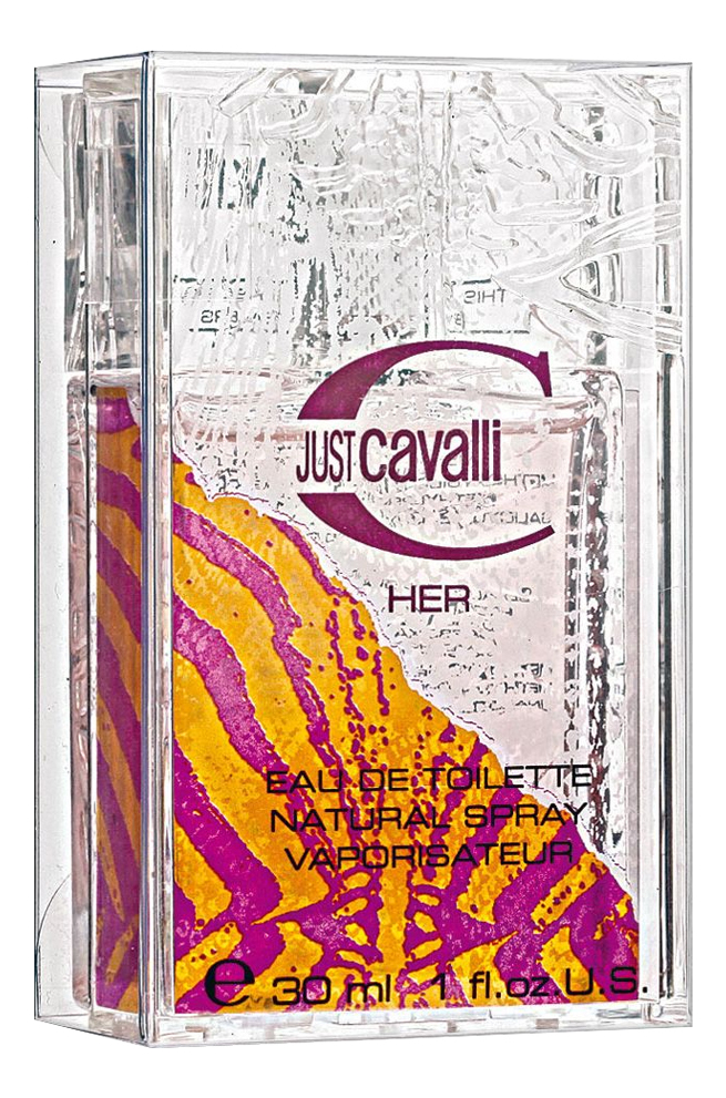 

Roberto Cavalli Just Her: туалетная вода 30мл тестер, Roberto Cavalli Just Her