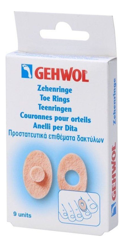 Круглые кольца Zehenringe Toe Rings 9шт от Randewoo