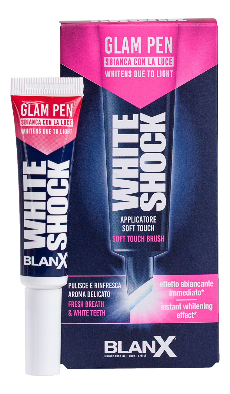 Отбеливающий карандаш-гель для зубов White Shock Pen Glam Smile Gel 12мл