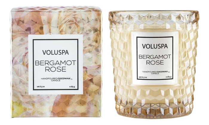 

Ароматическая свеча Bergamot Rose: свеча в подарочной коробке 184г, Ароматическая свеча Bergamot Rose