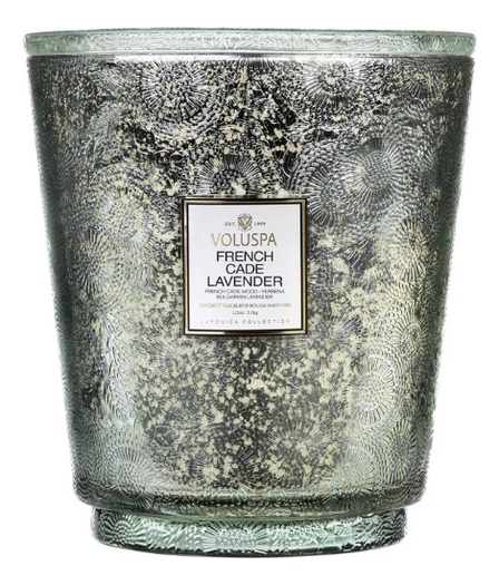

Ароматическая свеча French Cade & Lavender (лаванда и вербена): свеча в болшой банке с 5 фитилями 3500, Ароматическая свеча French Cade & Lavender (лаванда и вербена)