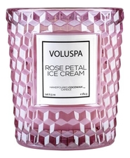 VOLUSPA Ароматическая свеча Rose Petal Ice Cream (мороженное с лепестками роз)