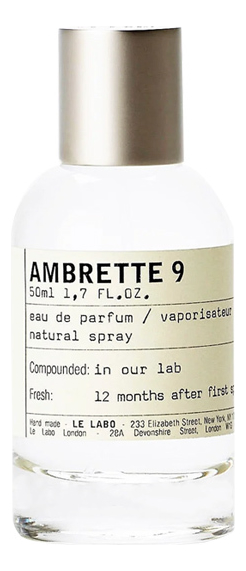 

Ambrette 9: парфюмерная вода 50мл уценка, Ambrette 9