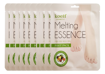 

Маска-носочки смягчающие для ног Melting Essence Foot Pack: Маска 10*16г, Маска-носочки смягчающие для ног Melting Essence Foot Pack