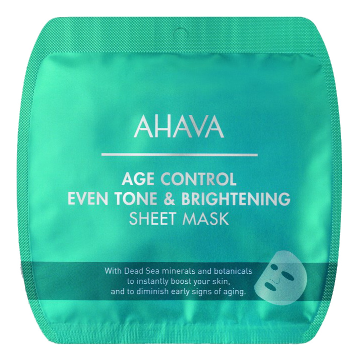 Тканевая маска выравнивающая цвет кожи Time to Smooth Age Control Even Tone & Brightening Sheet Mask 17г крем для век антивозрастной time to smooth age control brightening