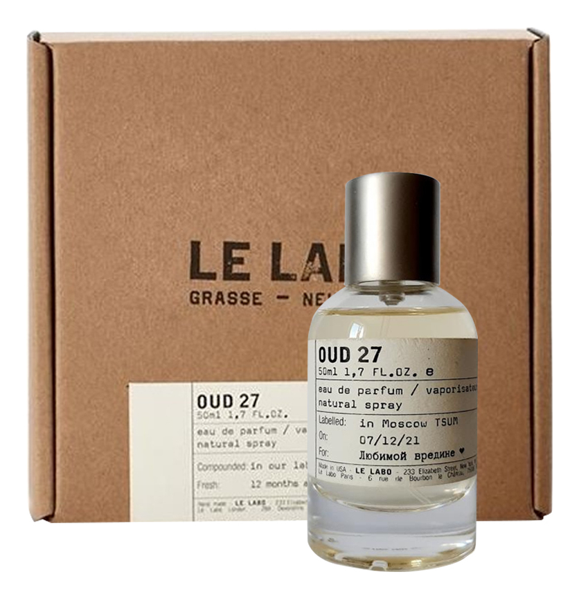 

Oud 27: парфюмерная вода 50мл, Oud 27