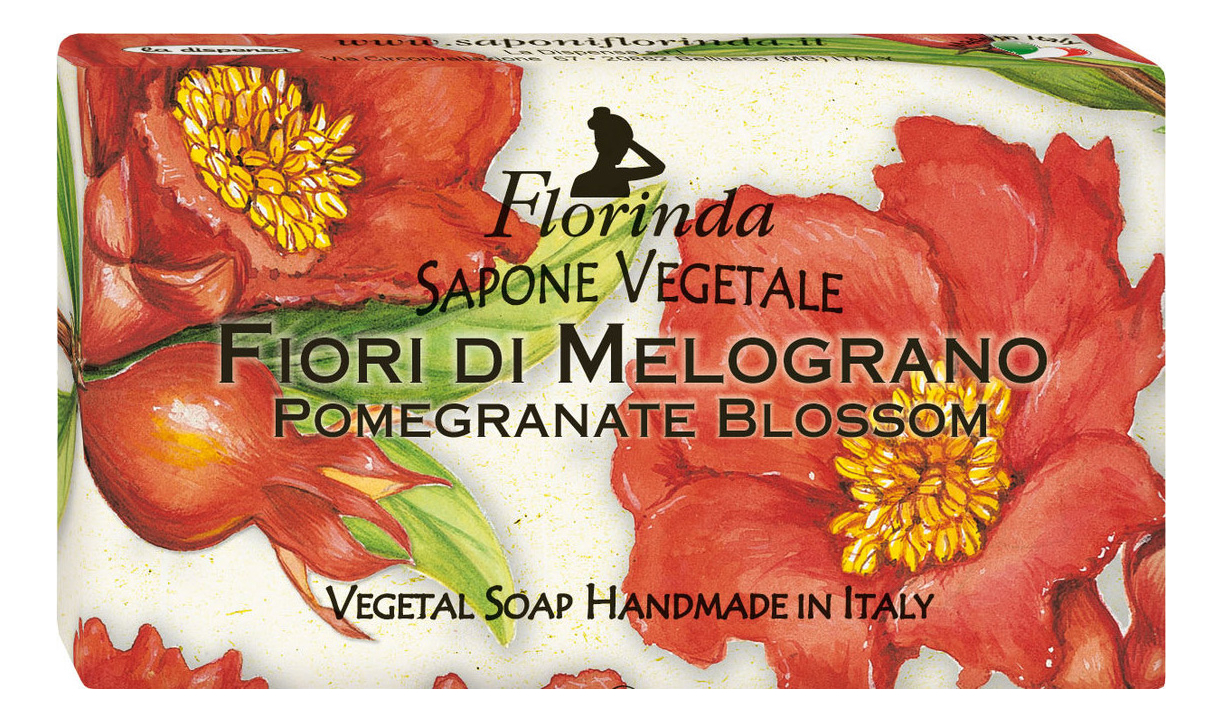 

Натуральное мыло Aria Fiorita Fiori Di Melograno 100г