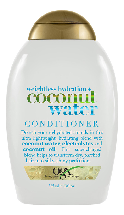 Купить Кондиционер для волос с кокосовым маслом Weightless Hydration+ Coconut Water Conditioner 385мл, OGX