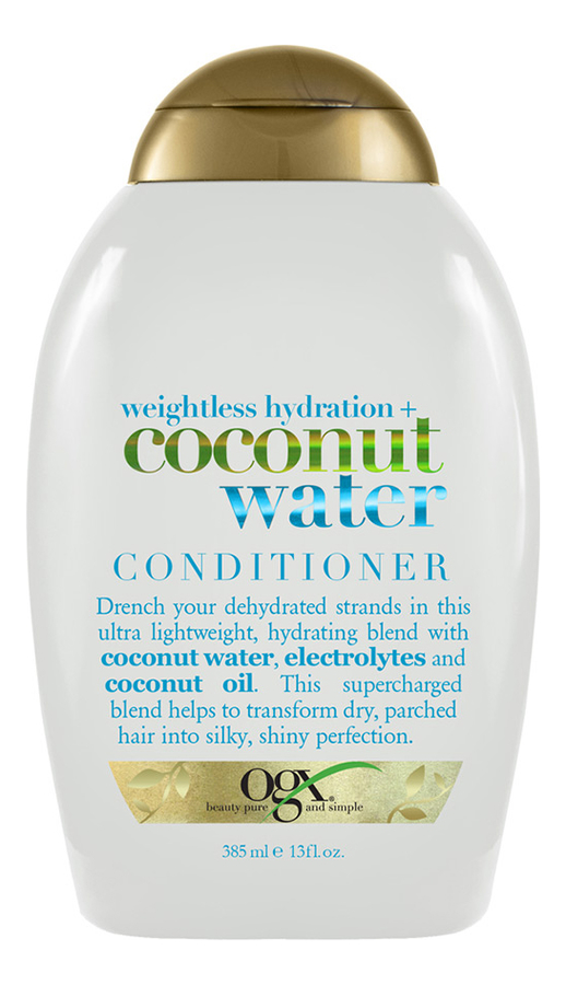 

Кондиционер для волос с кокосовым маслом Weightless Hydration+ Coconut Water Conditioner 385мл