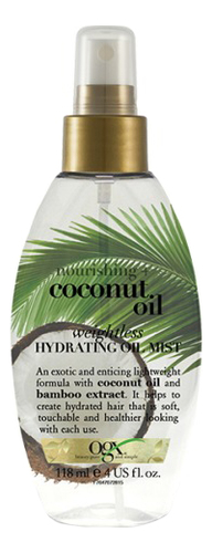 

Легкое масло-спрей для волос с кокосовым маслом Nourishing+ Coconut Oil Weightless Hydrating Mist 118мл