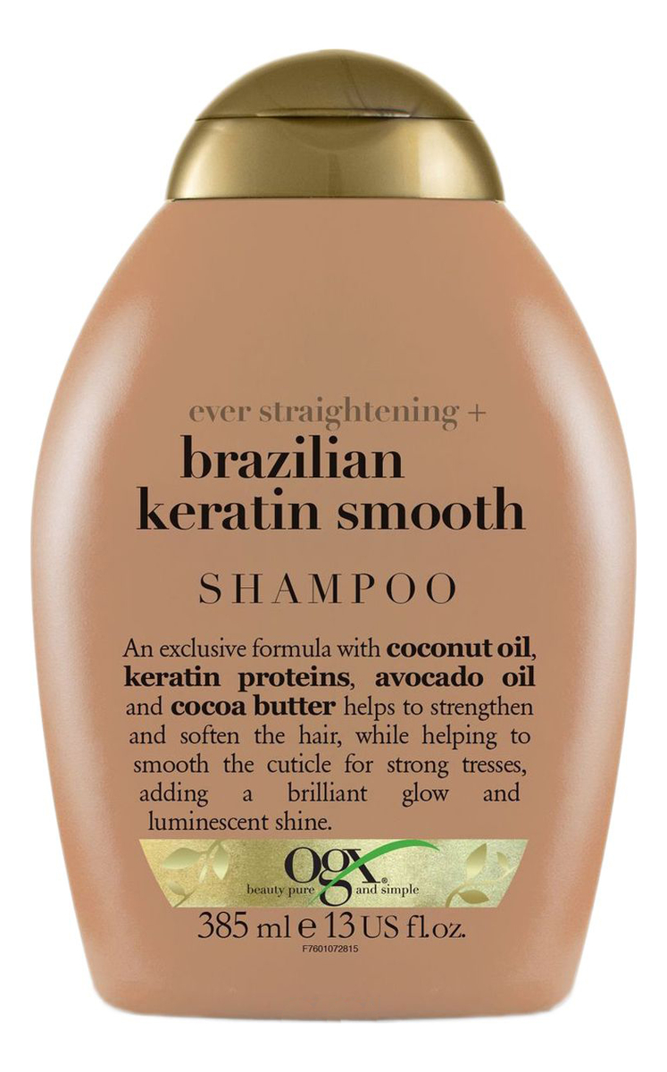 

Разглаживающий шампунь для волос Ever Straightening+ Brazilian Keratin Therapy Shampoo 385мл