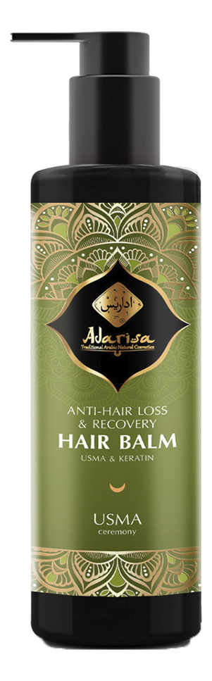 Восстанавливающий бальзам против выпадения волос с усьмой и кератином 250мл эмульсия для перманентного окрашивания волос 3% tint lotion ars 3%