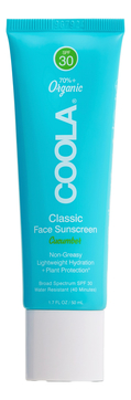 Солнцезащитный крем для лица Face Classic Sunscreen Cucumber SPF30 50мл