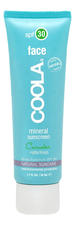 COOLA Suncare Солнцезащитный матирующий крем для лица Face Mineral Sunscreen Cucumber SPF30 50мл