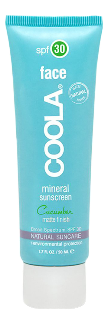 Солнцезащитный матирующий крем для лица Face Mineral Sunscreen Cucumber SPF30 50мл