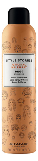 

Лак для волос сильной фиксации Style Stories Original Hairspray 300мл: Лак 300мл, Лак для волос сильной фиксации Style Stories Original Hairspray