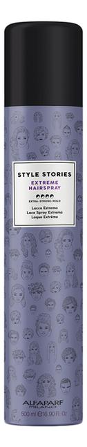 

Лак для волос экстра сильной фиксации Style Stories Extreme Hairspray 500мл