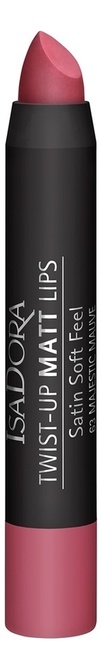 

Помада-карандаш для губ матовая Twist-Up Matt Lips 3,3г: 63 Majestic Mauve, Помада-карандаш для губ матовая Twist-Up Matt Lips 3,3г