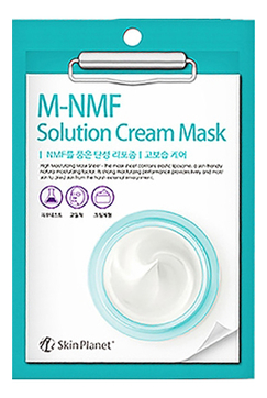 Тканевая маска для лица увлажняющая Skin Planet M-NMF Solution Cream Mask 30г