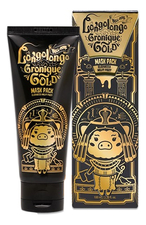 Elizavecca Маска-пленка для лица с золотом Hell-Pore Longolongo Gronique Gold Mask Pack 100мл