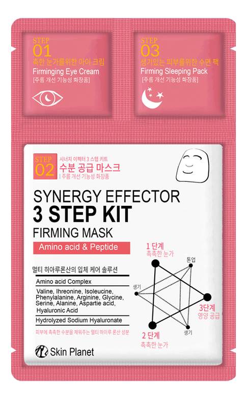 

Трехшаговый комплекс для лица Skin Planet Synergy Effector 3 Step Firming Mask