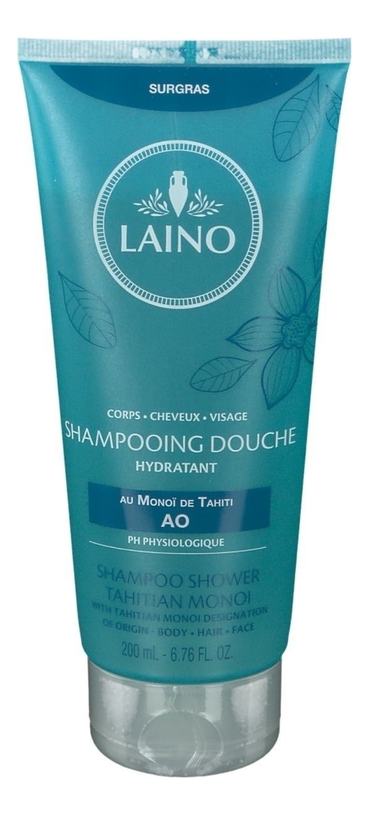 

Органический шампунь 3 в 1 для лица, волос и тела Shampooing Douche Monoi Tahiti 200мл