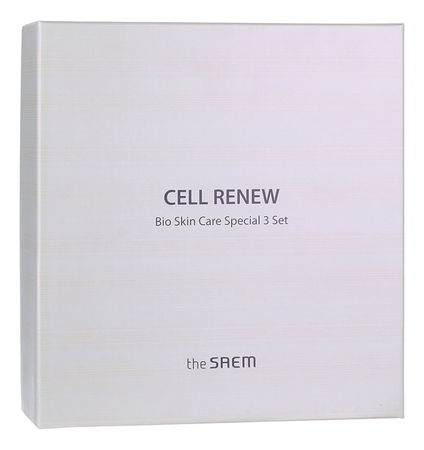 The Saem Набор антивозрастной Cell Renew Bio Skin Care Special 3 (тонер 150мл + эмульсия 150мл + крем для кожи вокруг глаз 30мл + крем д/лица 50мл)