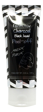 Маска-пленка для лица от черных точек Charcoal Black Head Peel-Off Nose Pack