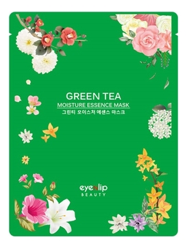 Тканевая маска для лица с экстрактом зеленого чая Green Tea Moisture Essence Mask 25мл