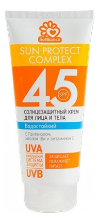 

Солнцезащитный крем для лица и тела Sun Protect Complex SPF45 200мл