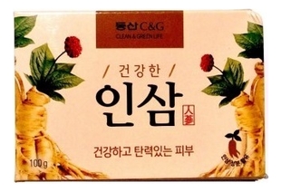 Мыло туалетное Ginseng Soap 100г (женьшень)
