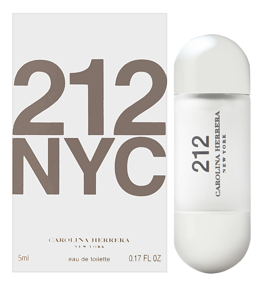 

Carolina Herrera 212 NYC: туалетная вода 5мл, Carolina Herrera 212 NYC