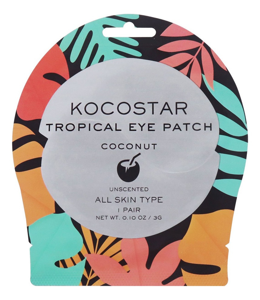 Гидрогелевые патчи для глаз с экстрактом кокоса Tropical Eye Patch Coconut: Патчи 1шт